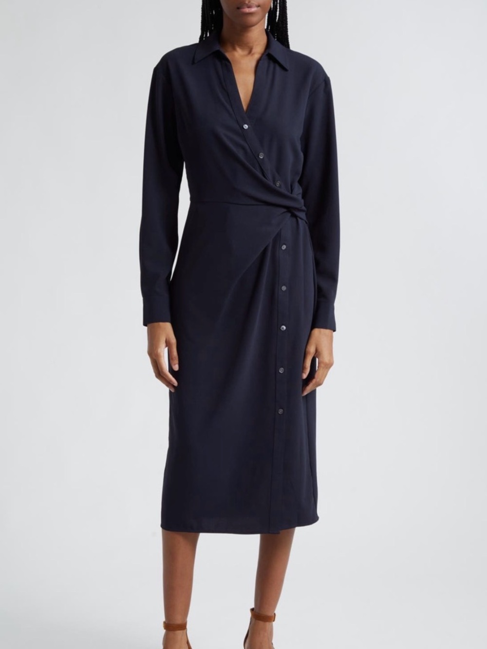 Veronica Beard Wright Long Sleeve Dress